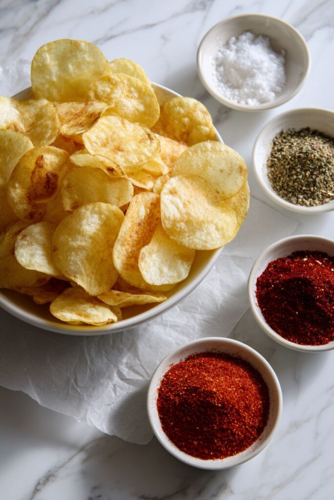 Spiced-Up Potato Chips Recipe