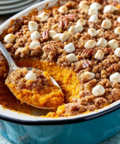 Sweet Potato Casserole with Marshmallows Recipe