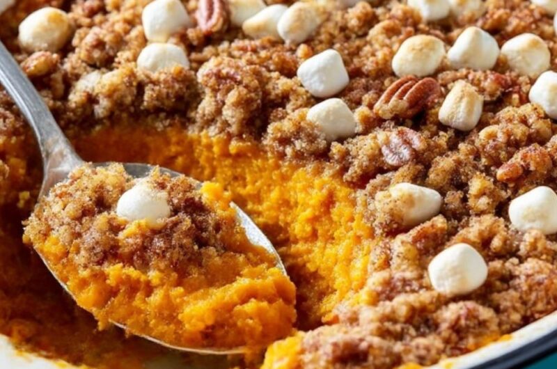 Sweet Potato Casserole with Marshmallows Recipe
