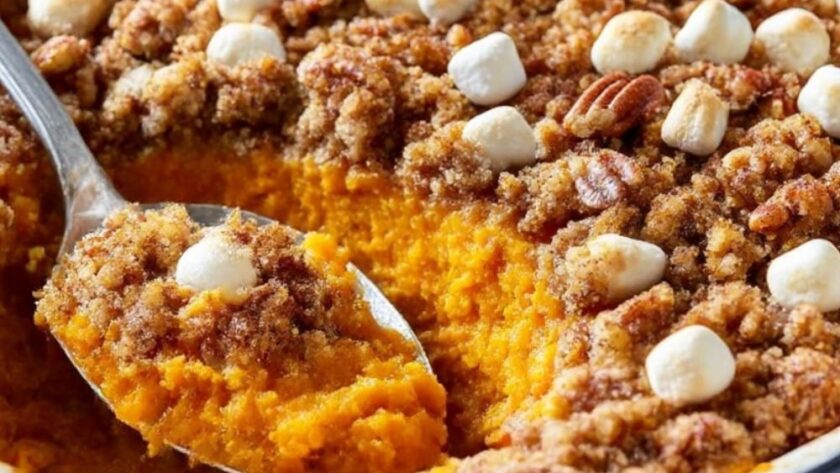 Sweet Potato Casserole with Marshmallows Recipe
