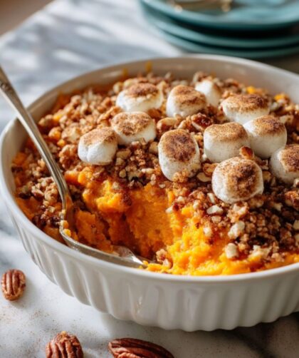 Sweet Potato Casserole with Marshmallows Recipe