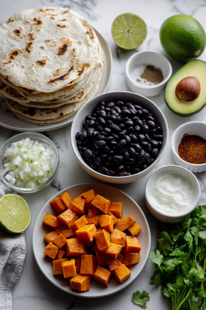 Sweet Potato and Black Bean Tacos Recipe
