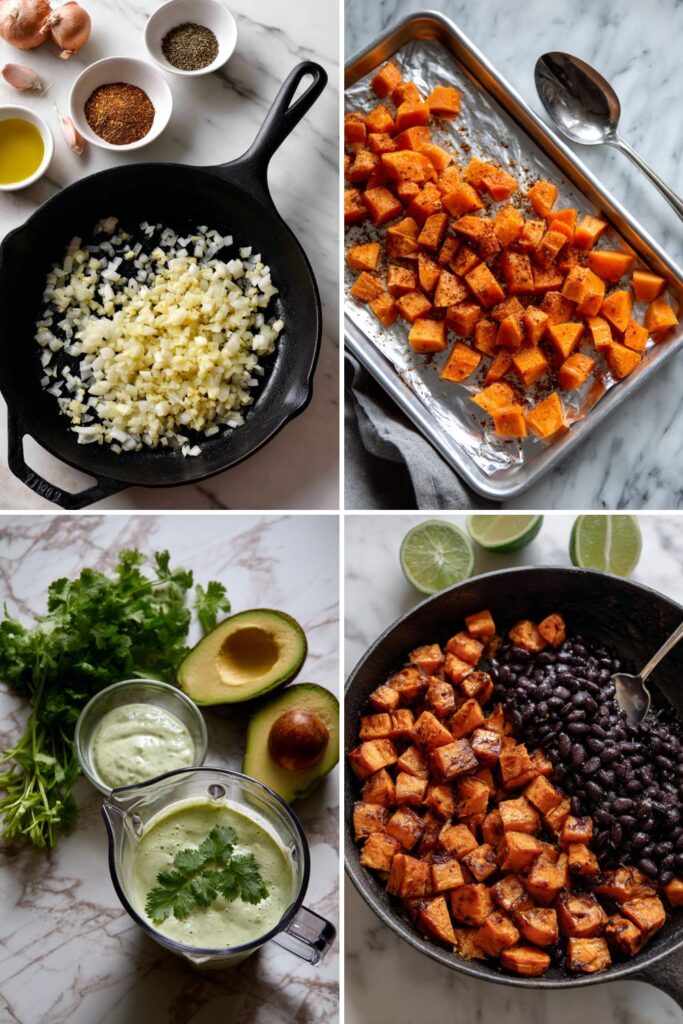 Sweet Potato and Black Bean Tacos Recipe