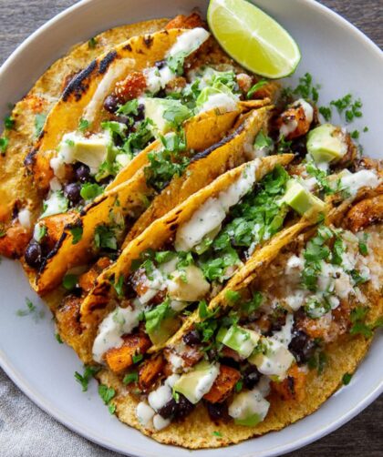 Sweet Potato and Black Bean Tacos Recipe
