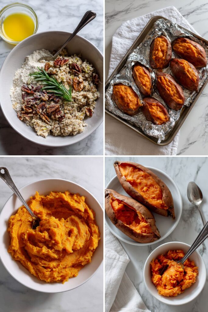 Twice-Baked Sweet Potatoes Recipe
