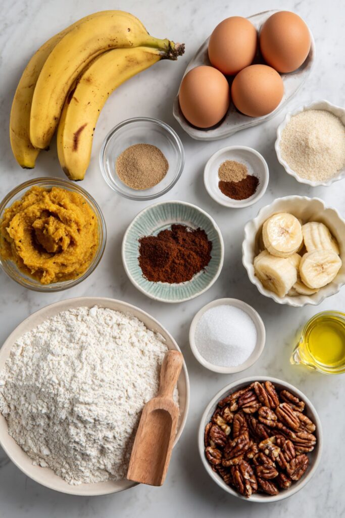 Pumpkin Banana Bread Recipe
