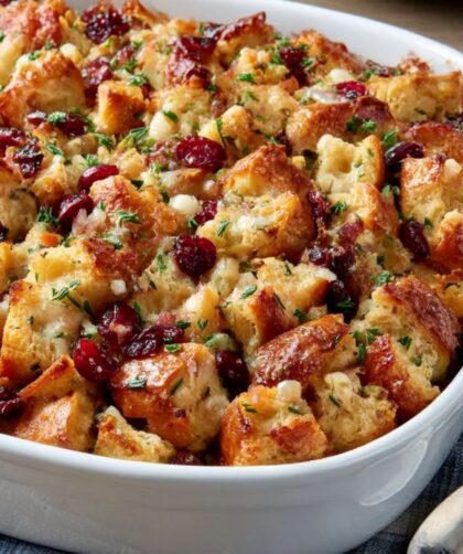 Apple-Cranberry Stuffing Recipe