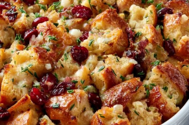 Apple-Cranberry Stuffing Recipe
