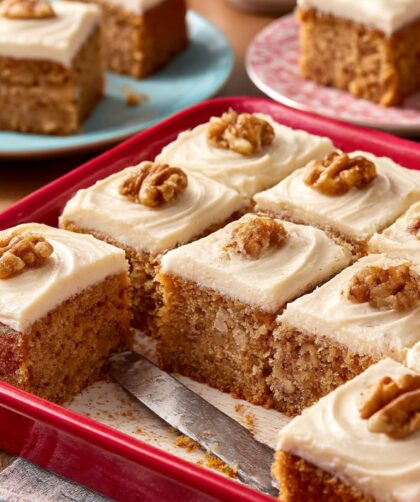 Applesauce Cake with Brown Butter Maple Buttercream Recipe