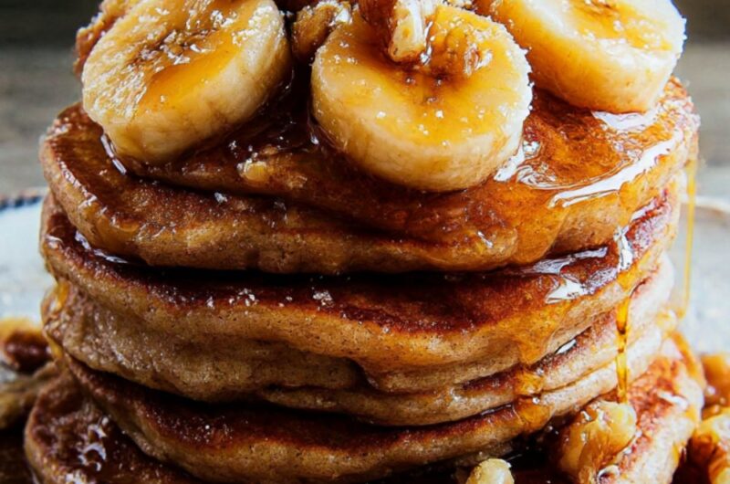 Banana Bread Griddle Cakes Recipe