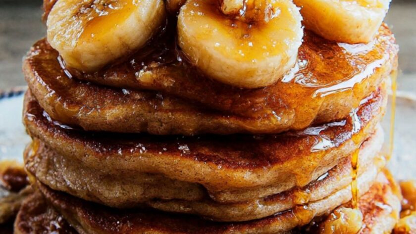Banana Bread Griddle Cakes Recipe