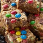 Candy-Covered Caramel Bars Recipe