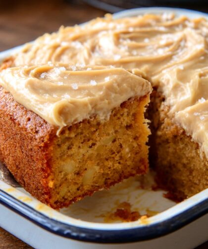 Caramel Apple Sheet Cake Recipe