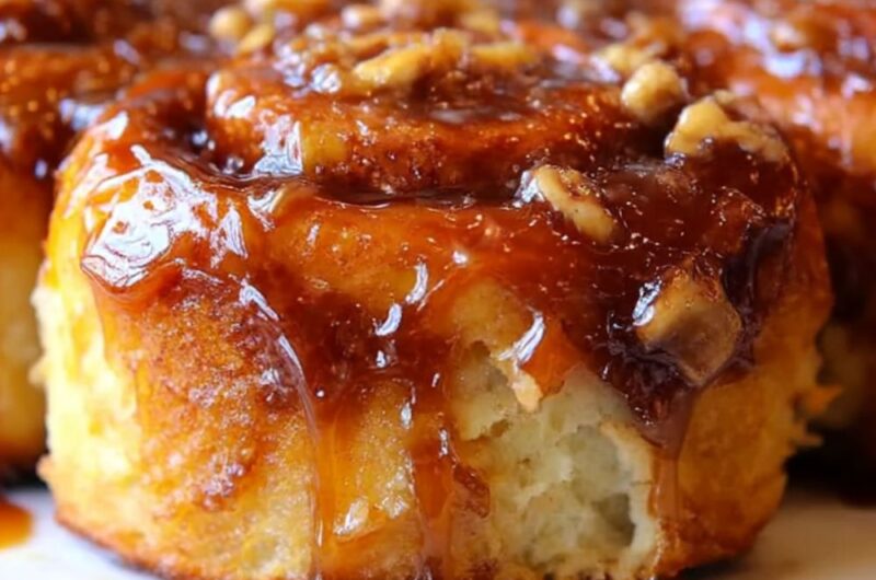 Caramel Apple Sticky Buns Recipe