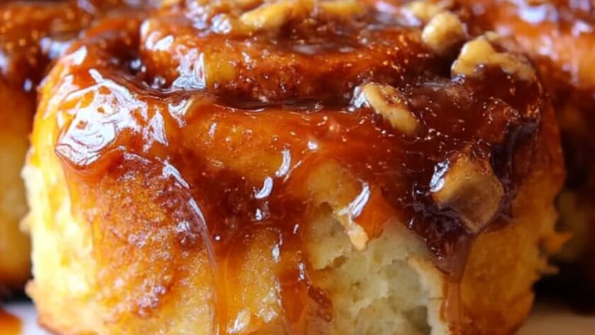 Caramel Apple Sticky Buns Recipe
