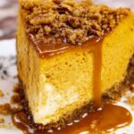 Caramel Pumpkin Gingersnap Cheesecake Recipe