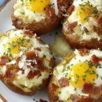 Carbonara Baked Potatoes Recipe