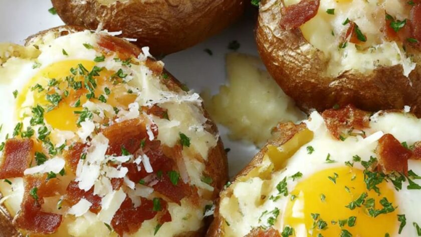 Carbonara Baked Potatoes Recipe