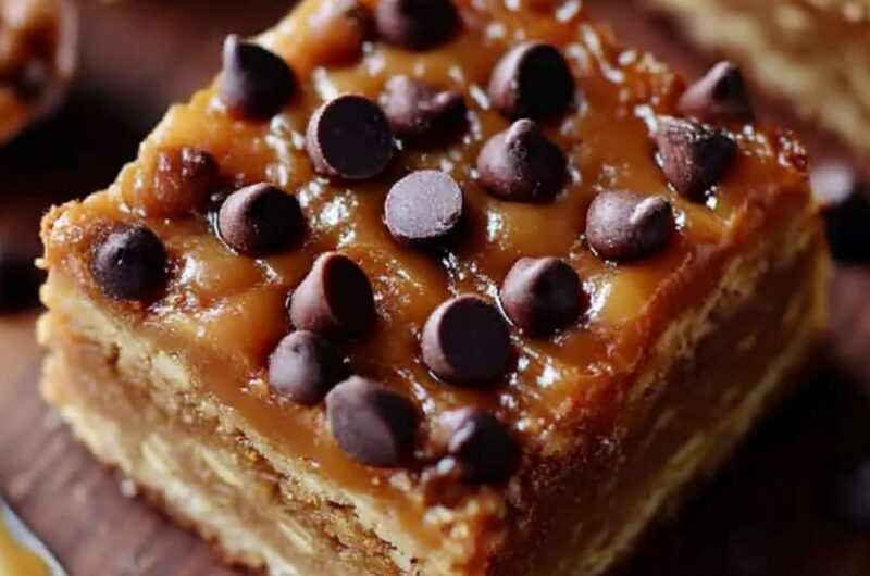 Chocolate Butterscotch Caramel Bars Recipe