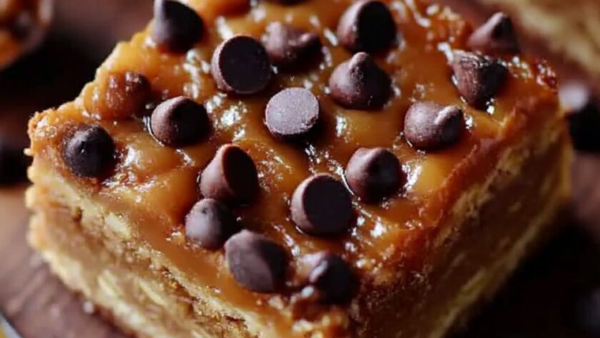 Chocolate Butterscotch Caramel Bars Recipe