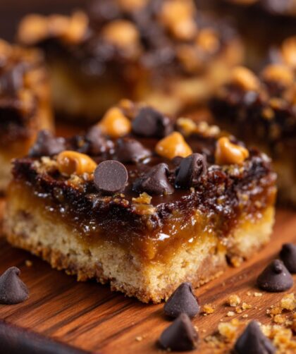 Chocolate Butterscotch Caramel Bars Recipe