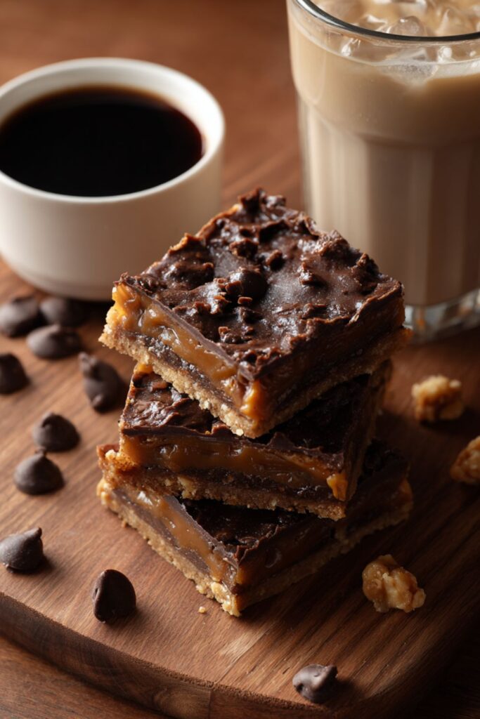 Chocolate Butterscotch Caramel Bars Recipe
