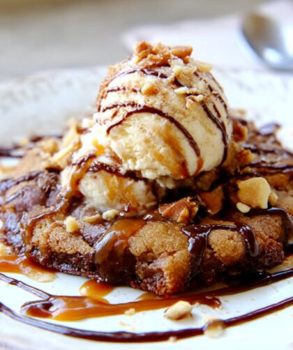 Chocolate Chip Caramel Ice Cream Sundae Recipe