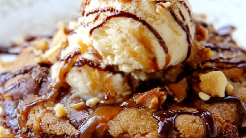 Chocolate Chip Caramel Ice Cream Sundae Recipe