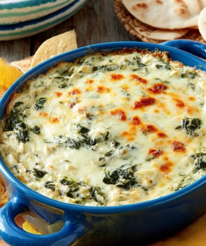 Classic Baked Spinach Artichoke Dip Recipe