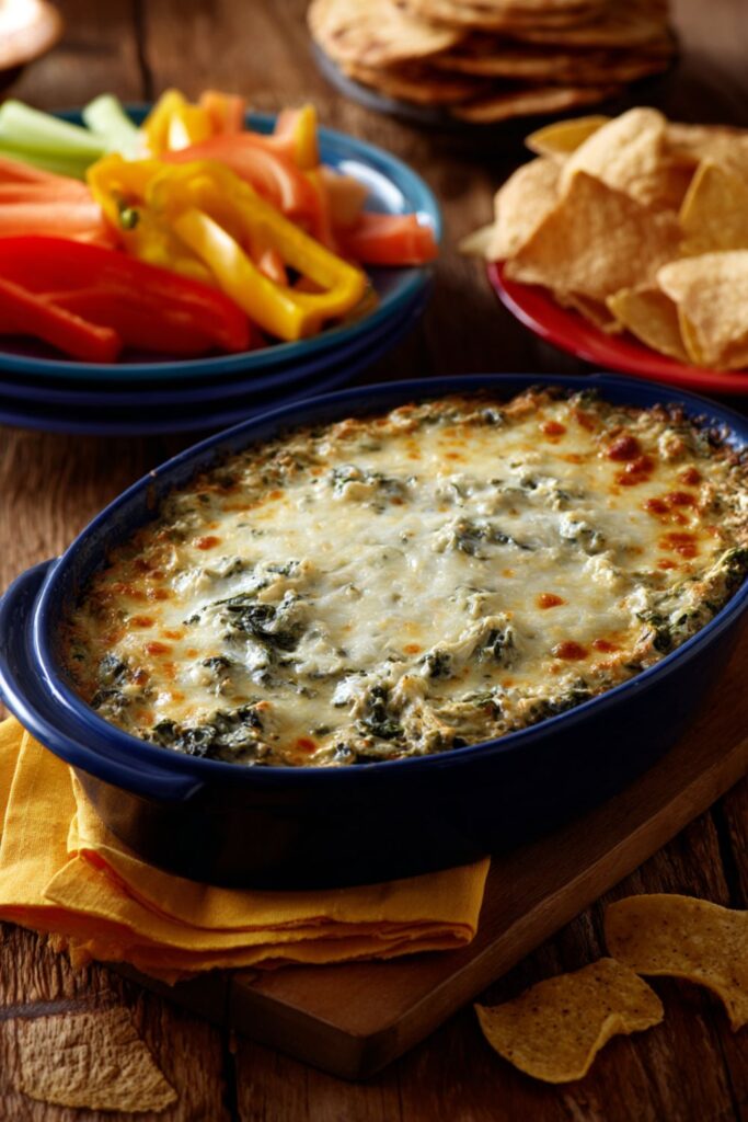 Classic Baked Spinach Artichoke Dip Recipe