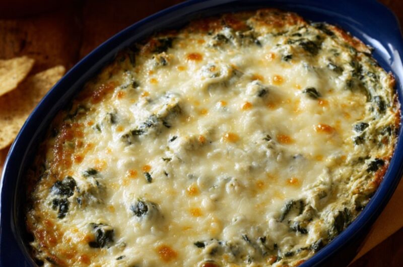 Classic Baked Spinach Artichoke Dip Recipe
