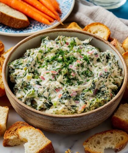 Classic Cold Spinach Dip Recipe