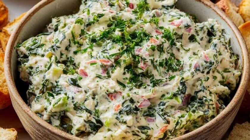 Classic Cold Spinach Dip Recipe