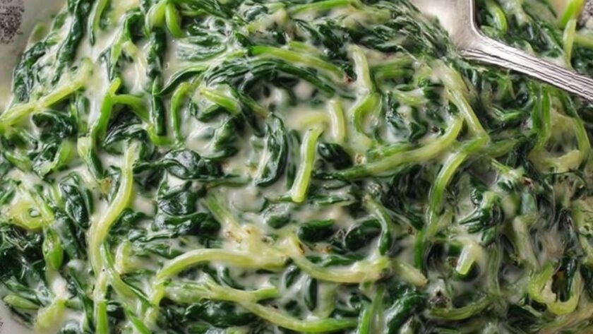 Classic Creamed Spinach Recipe