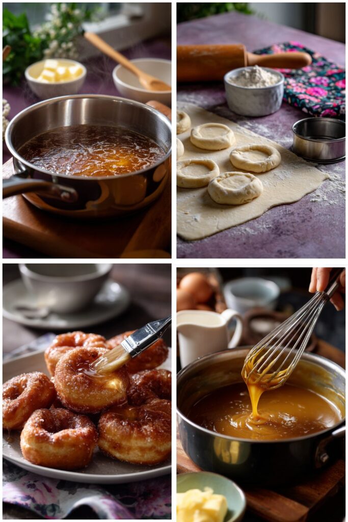 Doughnuts with Salted Caramel Sauce Recipe