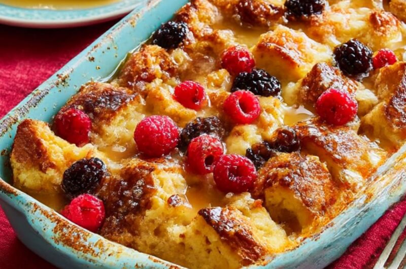 Eggnog Bread Pudding Recipe