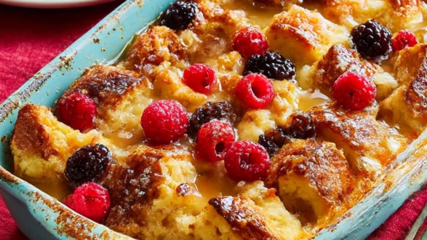 Eggnog Bread Pudding Recipe
