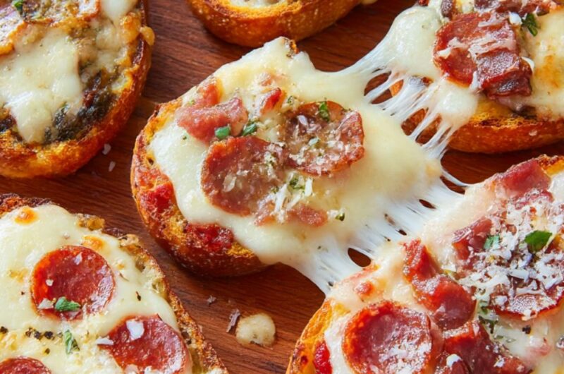 French Bread Pizzas Recipe