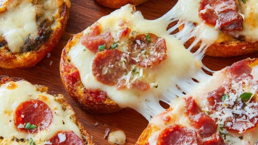 French Bread Pizzas Recipe