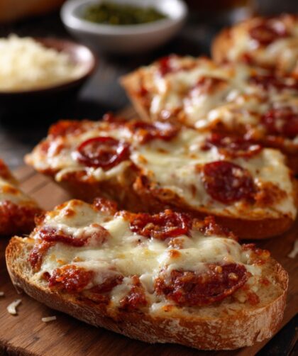 French Bread Pizzas Recipe