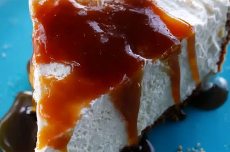 Ice Cream Pie with Easy Caramel Sauce Recipe