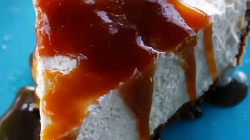 Ice Cream Pie with Easy Caramel Sauce Recipe
