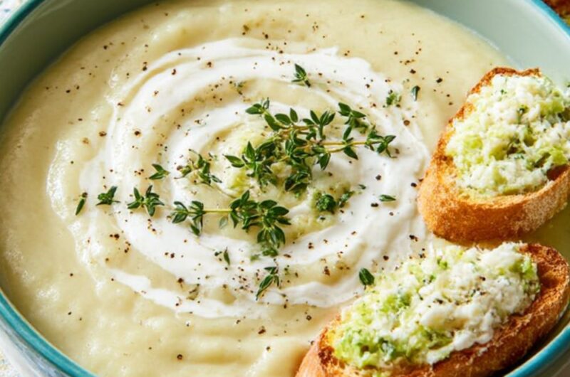 Instant Pot Potato Leek Soup Recipe