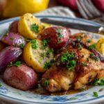 Lemon-Thyme Sheet-Pan Chicken and Potatoes Recipe