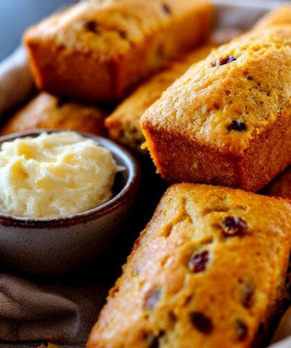 Mini Corn Loaves with Cranberries and Pecans Recipe