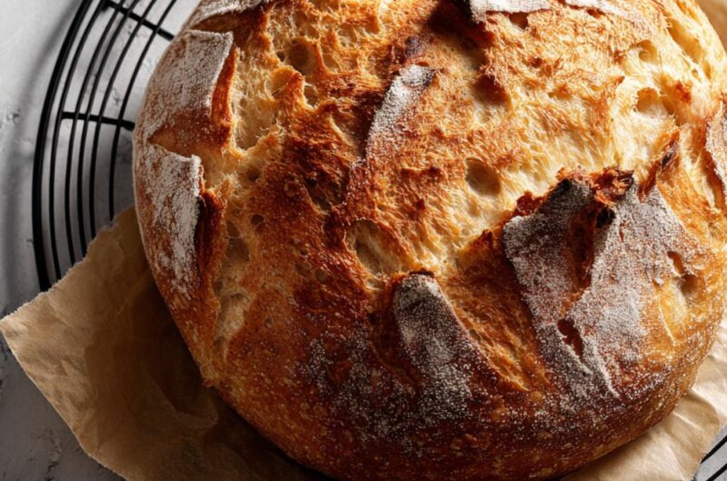No-Knead Bread (Boule) Recipe