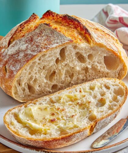 No-Knead Bread (Boule) Recipe