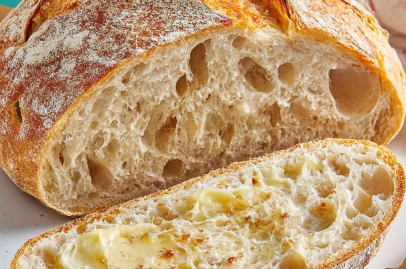 No-Knead Bread (Boule) Recipe