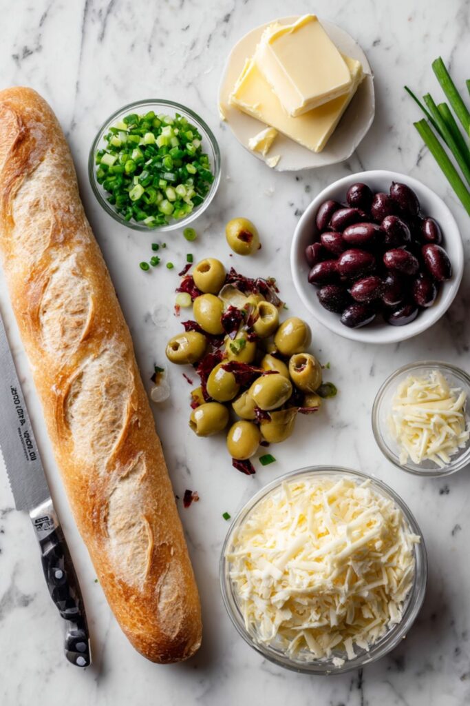 Olive Cheese Bread Recipe