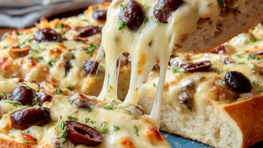 Olive Cheese Bread Recipe